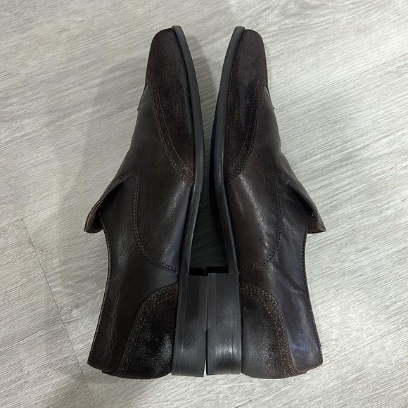 Hugo Boss • mens winged tip loafer leather dress shoes main image 8